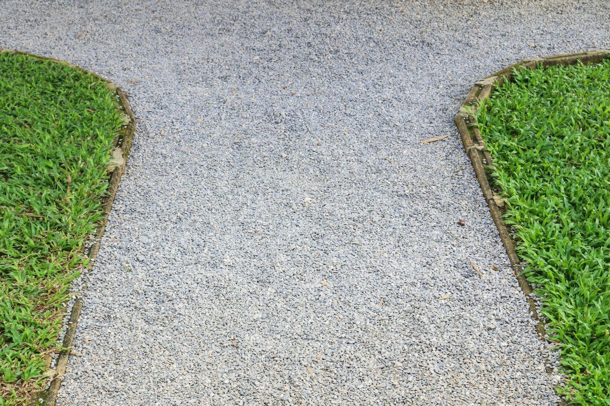 Gravel pathways and driveways