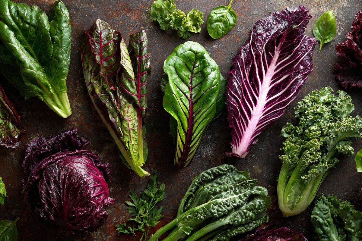variety of Leafy Greens